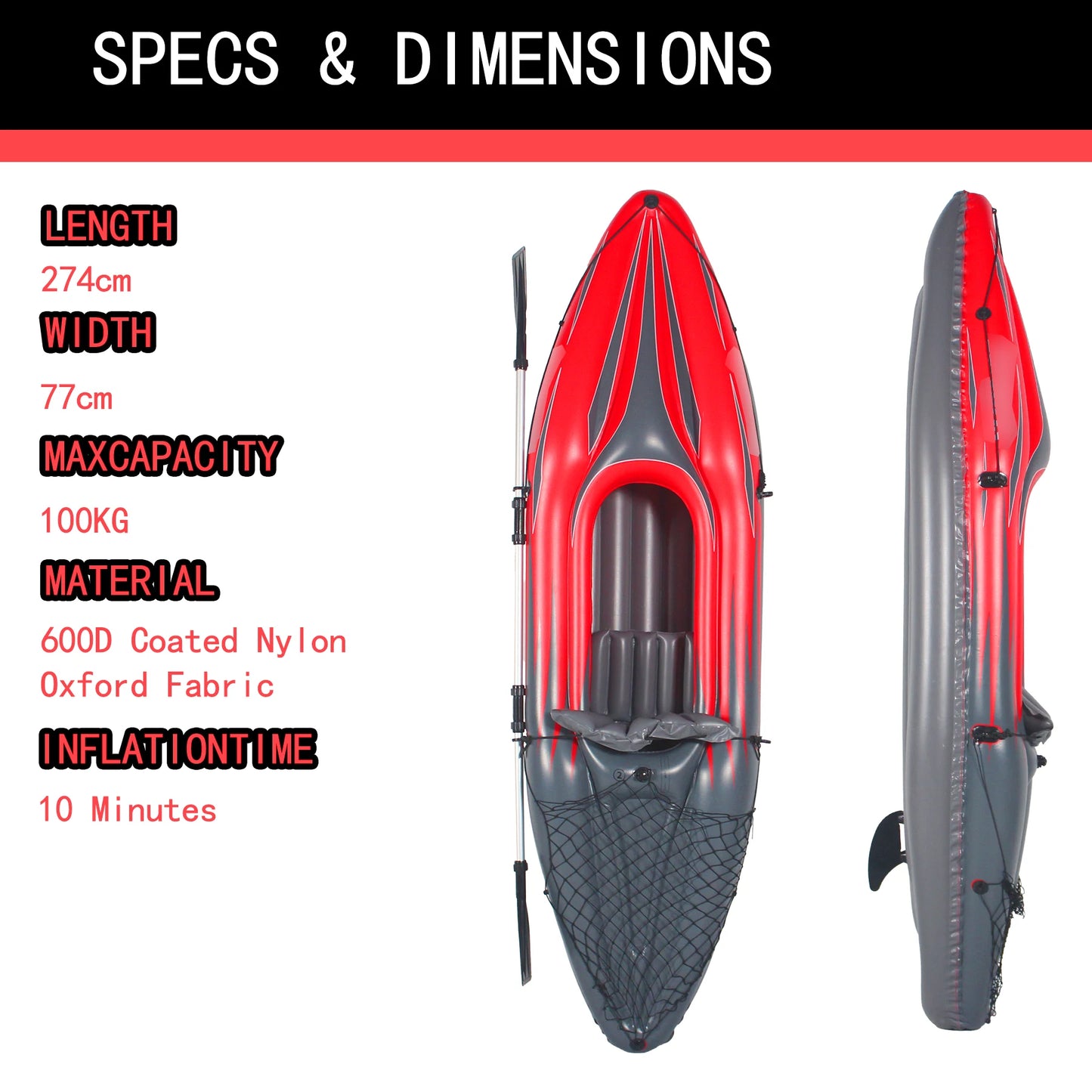 HHSJZWCY Inflatable Kayak For Fishing And Recreation