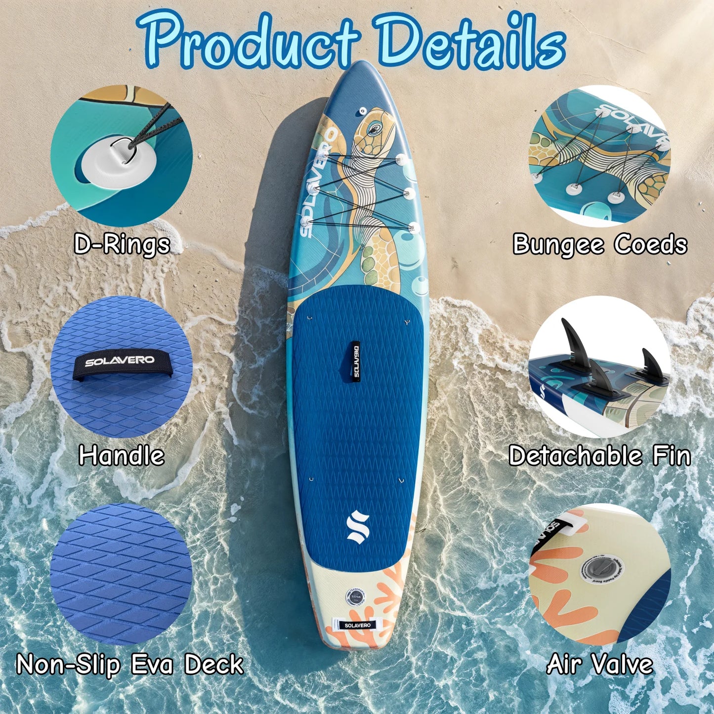 Nebmaax Inflatable Stand Up Paddle Board With Premium Accessories