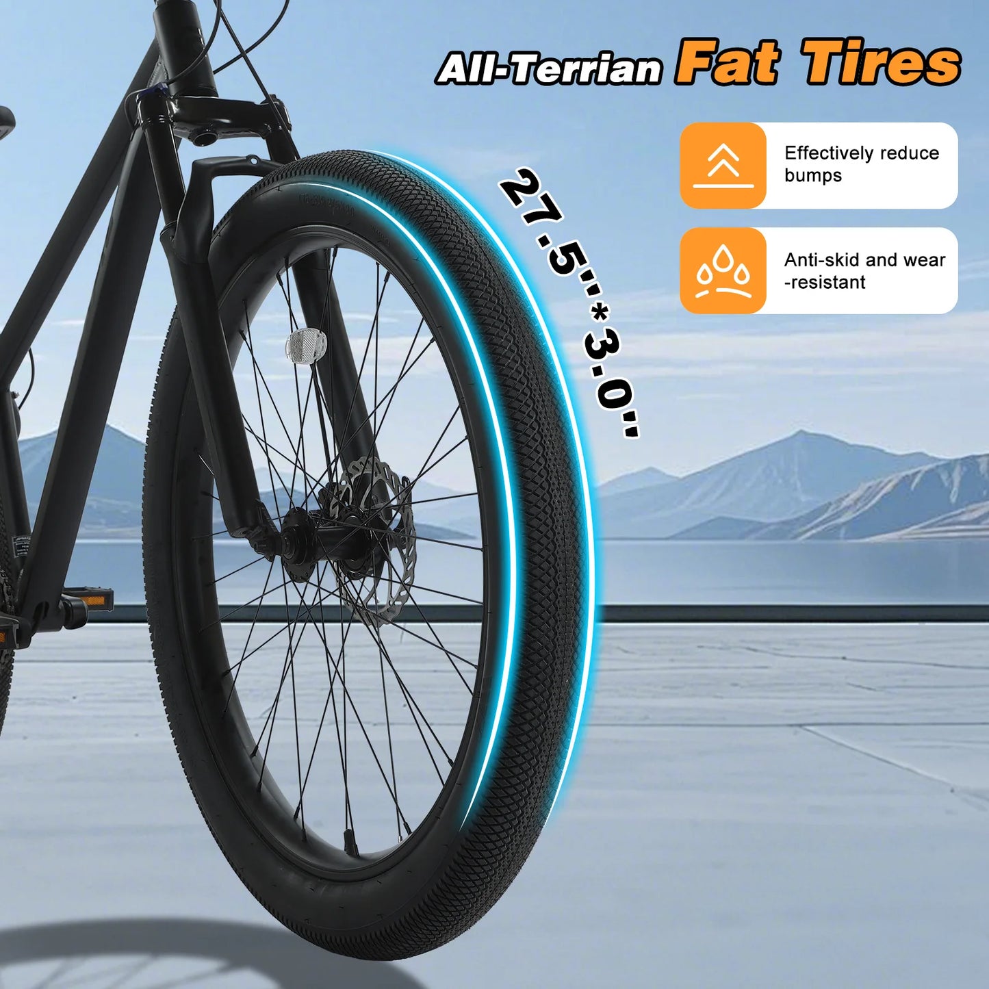 Spatial MT275FSPRO Hardtail Mountain Bike With Suspension And Disc Brakes