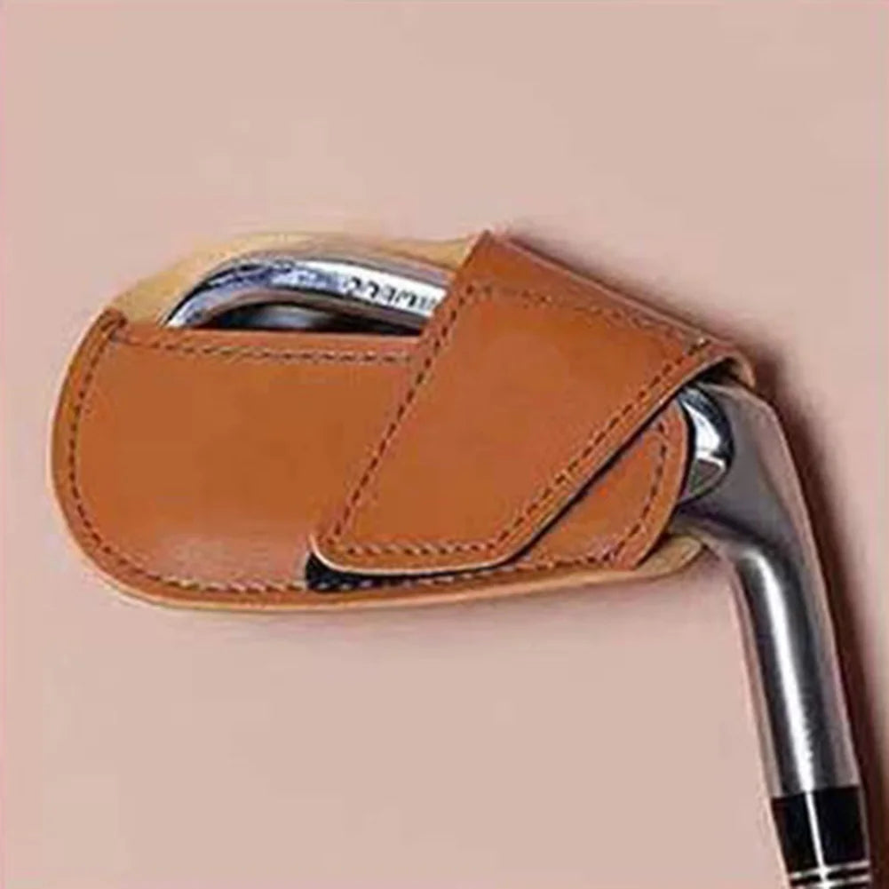Lightweight Golf Head Protector PU Golf Head Leather Cover Golf Accessoires for Golfers