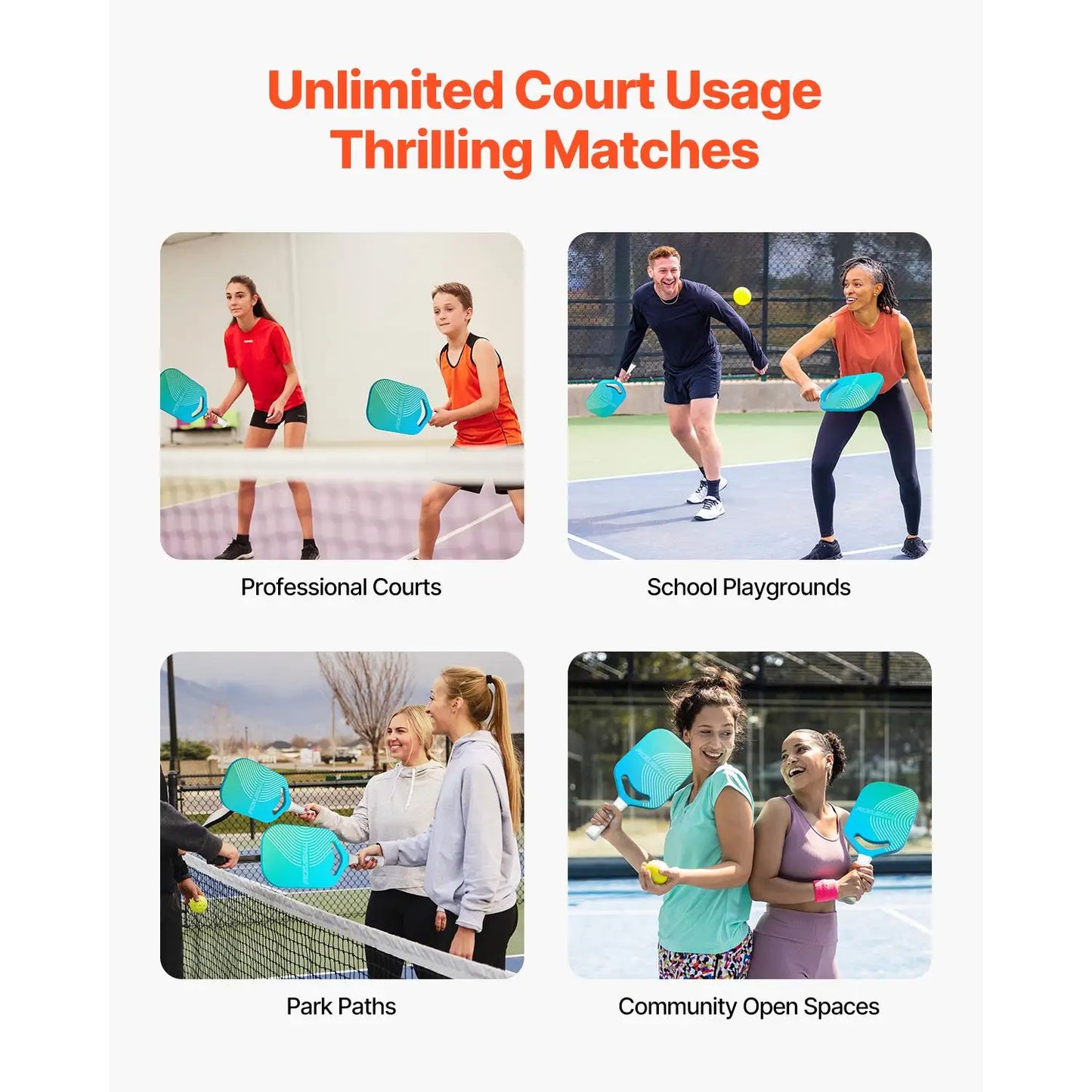 Professional Pickleball Paddle Aero Throat T700 Carbon Fiber Honeycomb Core Power Control Spin for adults Men Women