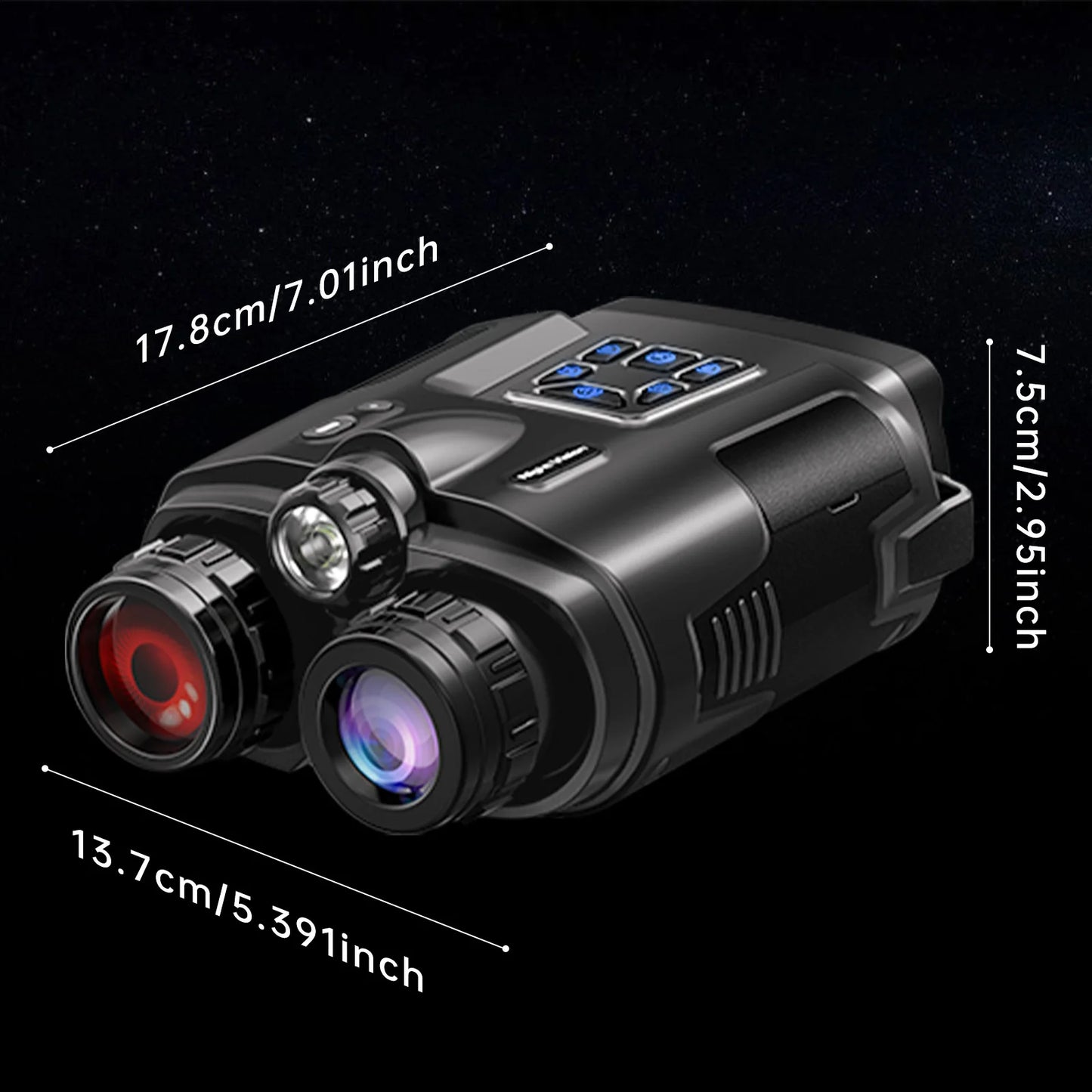 DIYIMIN Night Vision Binoculars 4K Infrared 8X Zoom Goggles