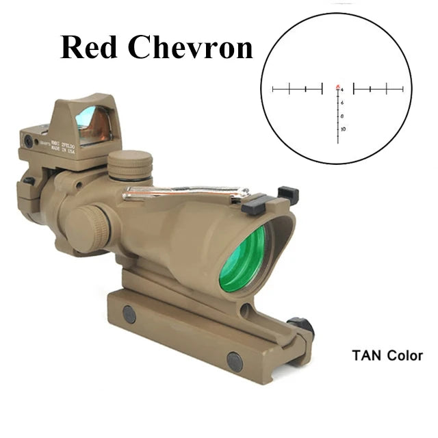 Nabila Adjustable Red Dot And 4x Scope For Hunting On 20mm Rail