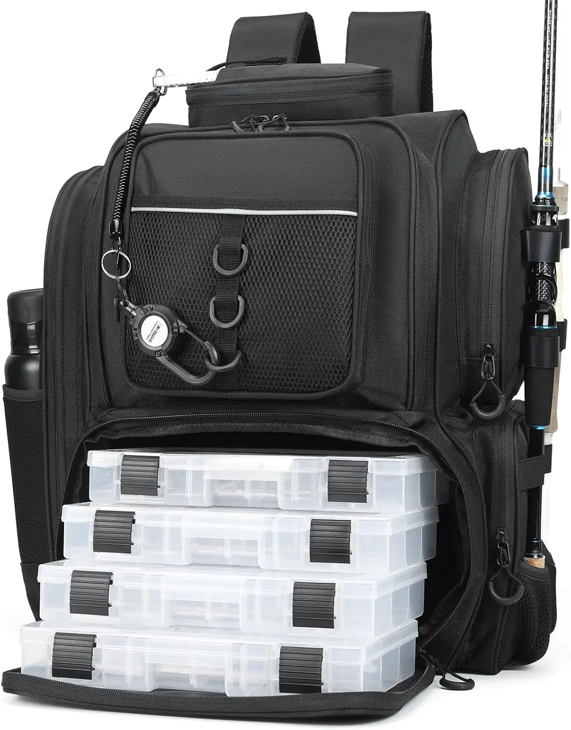Fishing Backpack,Tackle Bag ,with Tackle Boxes. Large Fishing Bag, Strong Materials