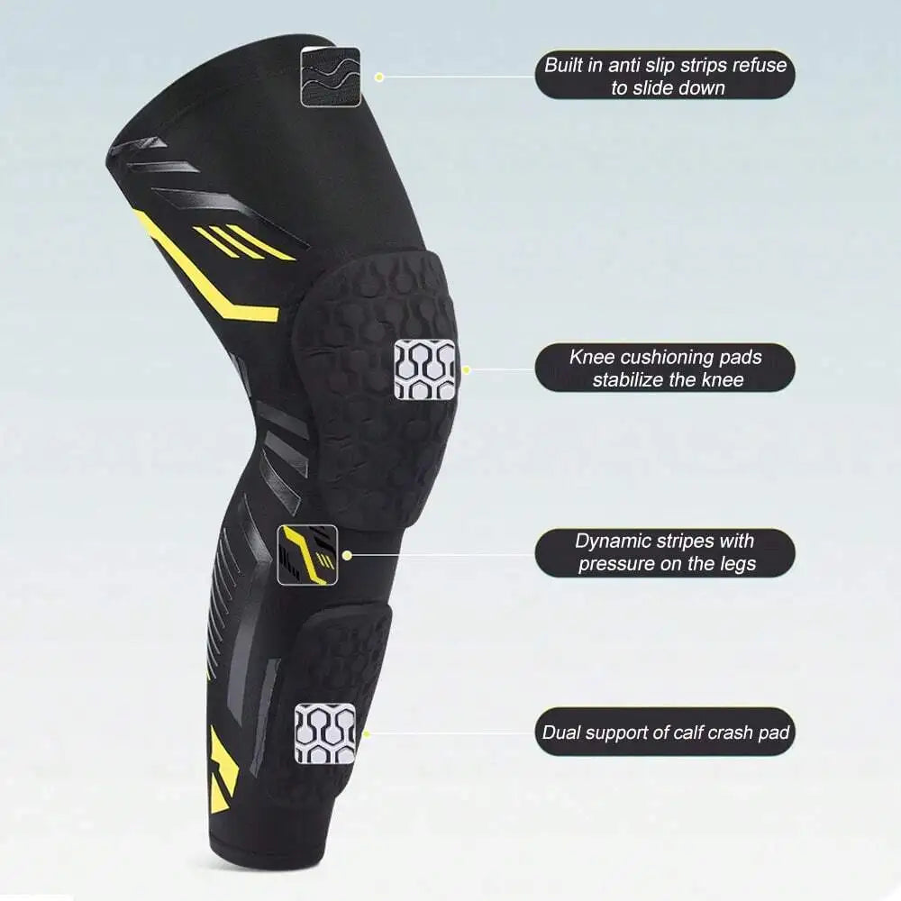 Knee Braces and Calf Pads for Youth and Adult Sports