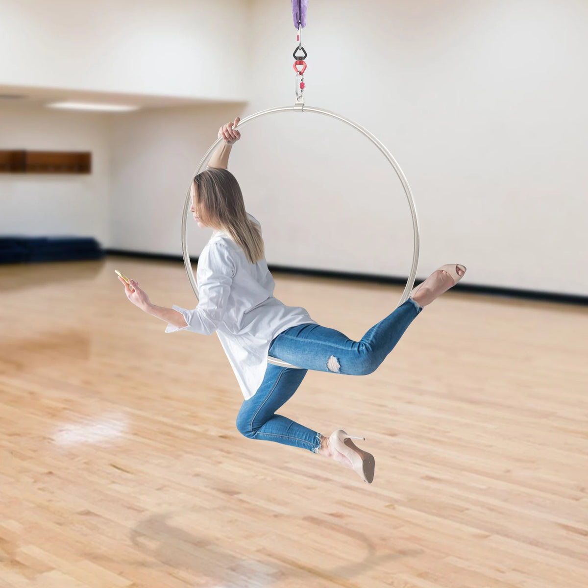 Premium Aerial Hoop Kit For Dance Yoga And Gymnastics