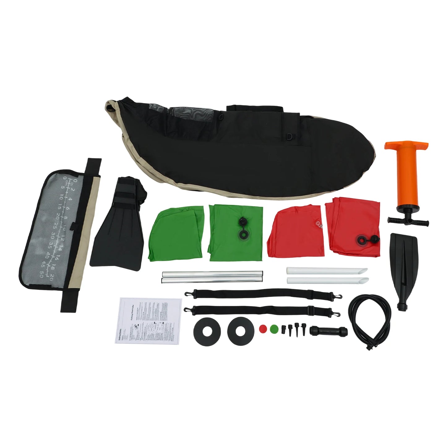 Inflatable Fishing Boat Portable Oxford Cloth 130kg Capacity