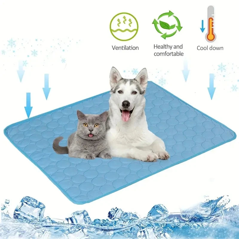 Dog Cooling Mat Self Cooling Pad For Pets Bed Cat Ice Pad