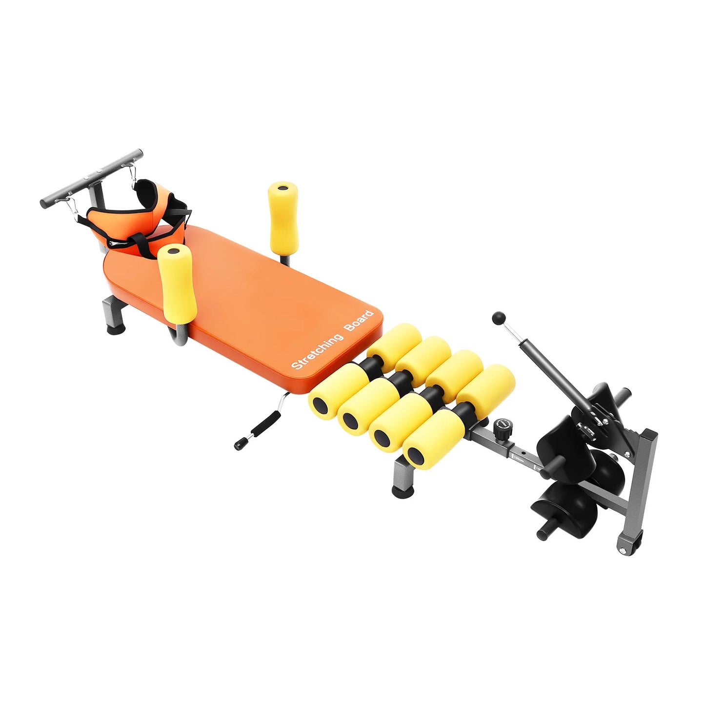 Adjustable Back Stretch Bench For Neck And Spinal Decompression 130kg Capacity