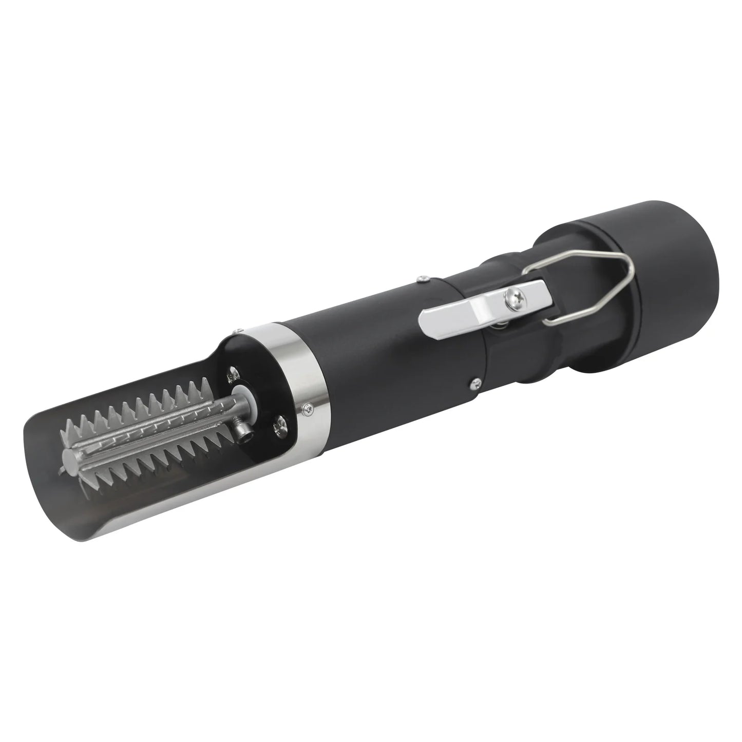 125W 8000mah Electric Fish Scaler Electric Fish Scale Remover With Rechargeable Battery 5*29.5cm Black