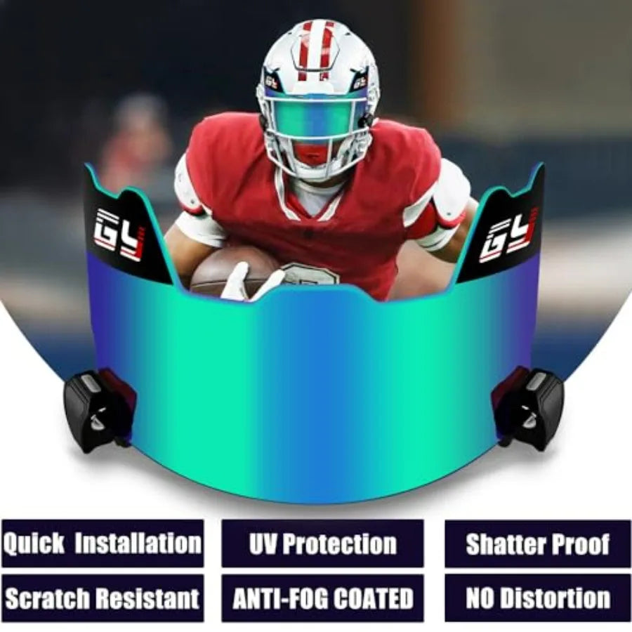 FV007 Football Visor For Adult And Youth Helmets Shield