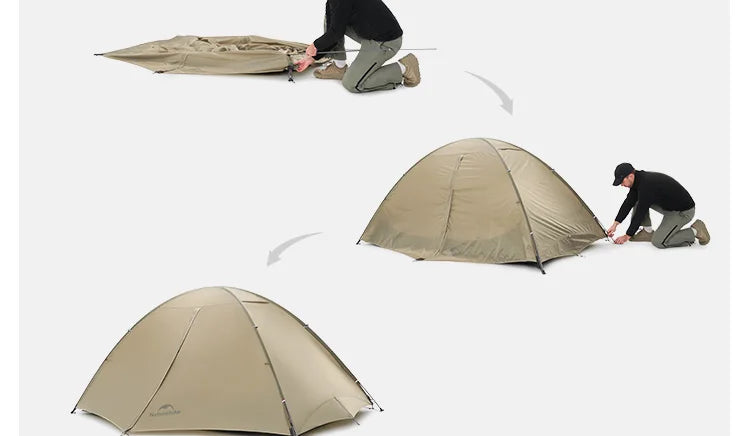 Naturehike Giling PRO 4-Season Dome Tent for Hiking