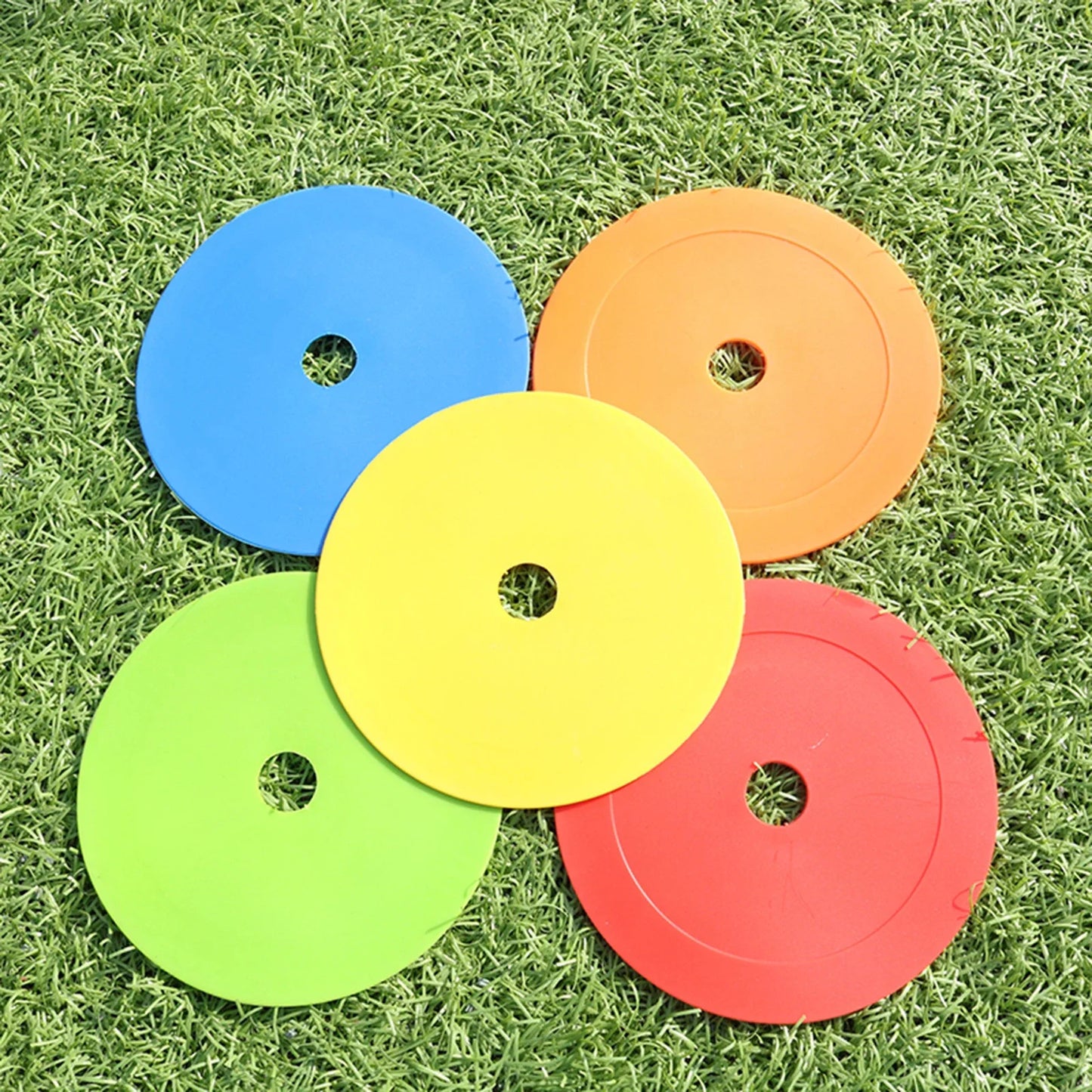 10 Pack Soccer Flat Cones Discs For Speed Agility Training