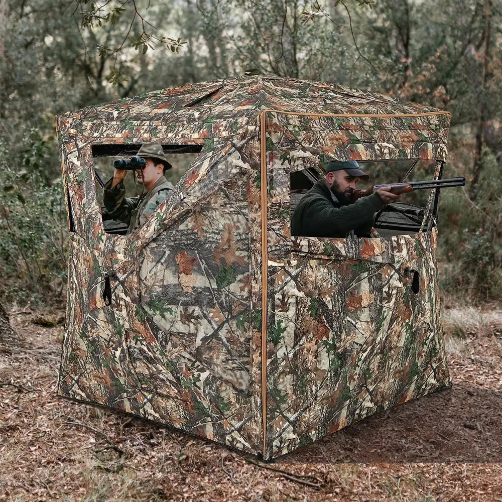 Detachable Hunting Blind With Skylight And 360 Degree View