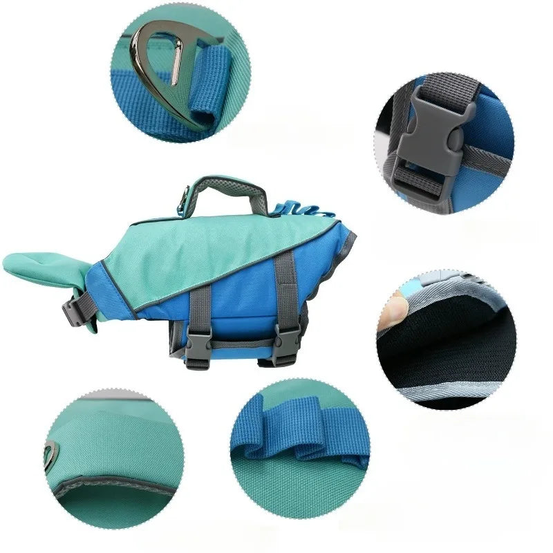 Dog Life Jacket For Summer Swimming And Surfing Water Safety Vest