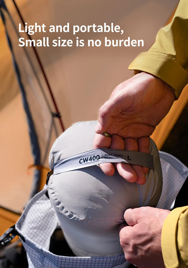 Naturehike Ultralight 650FP Duck Down Sleeping Bag For Hiking Travel