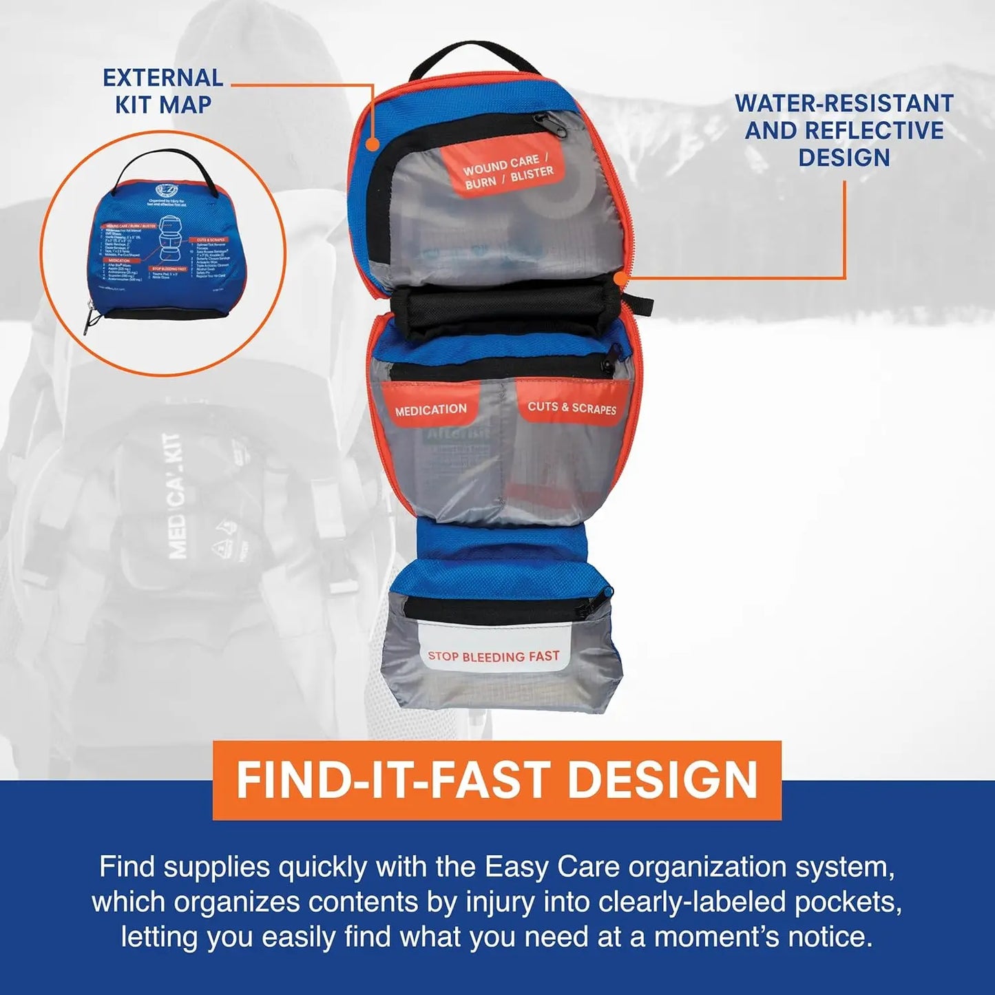 Emergency First Aid Kit For Hiking And Outdoor Adventures