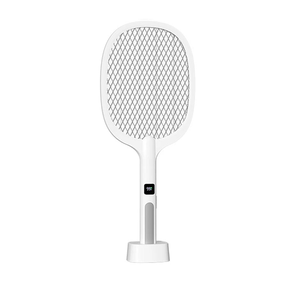 Electric Fly Swatter Mosquito Zapper Lamp Rechargeable 1200mAh