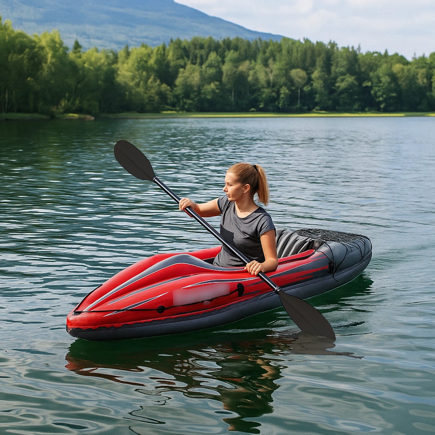 HHSJZWCY Inflatable Kayak For Fishing And Recreation