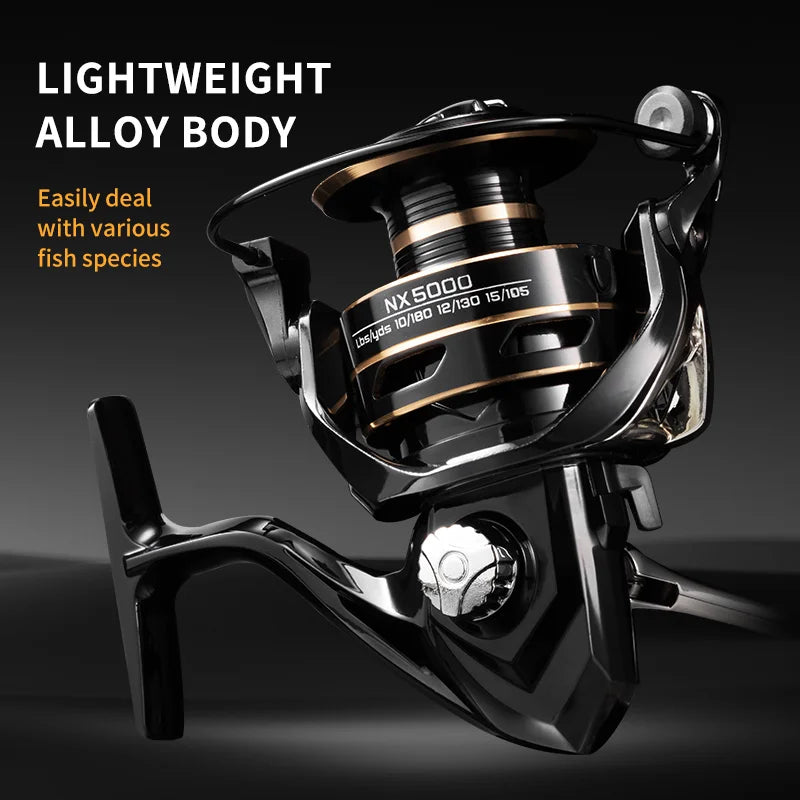J-Barzillai Spinning Fishing Reel Metal Spool High Quality Saltwater