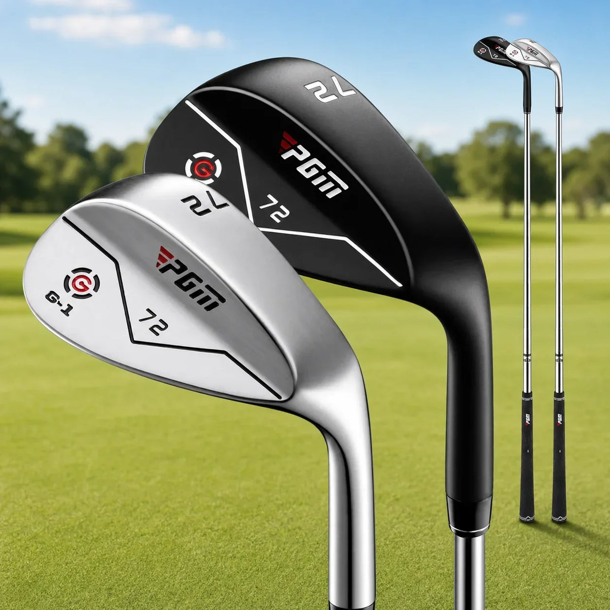 Golf Clubs for Men Right Handed Golf Club Sand Pole Stainless Steel Irons Wedges 72 Degree CNC Texture Golf Supplies