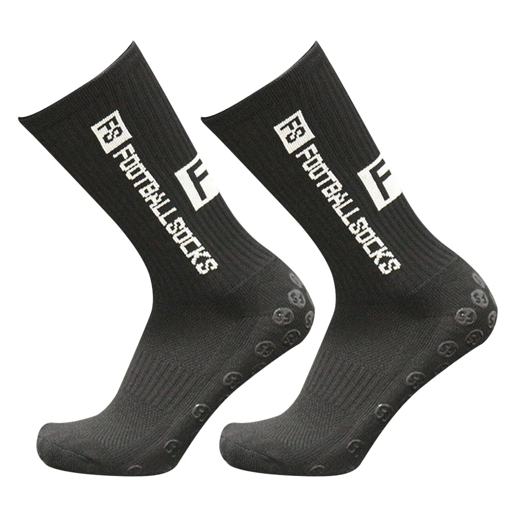 1 Pair Professional Dispensing Soccer Socks Unisex Round Non Slip Sports Suction Gripper Socks Cycling Sportswear