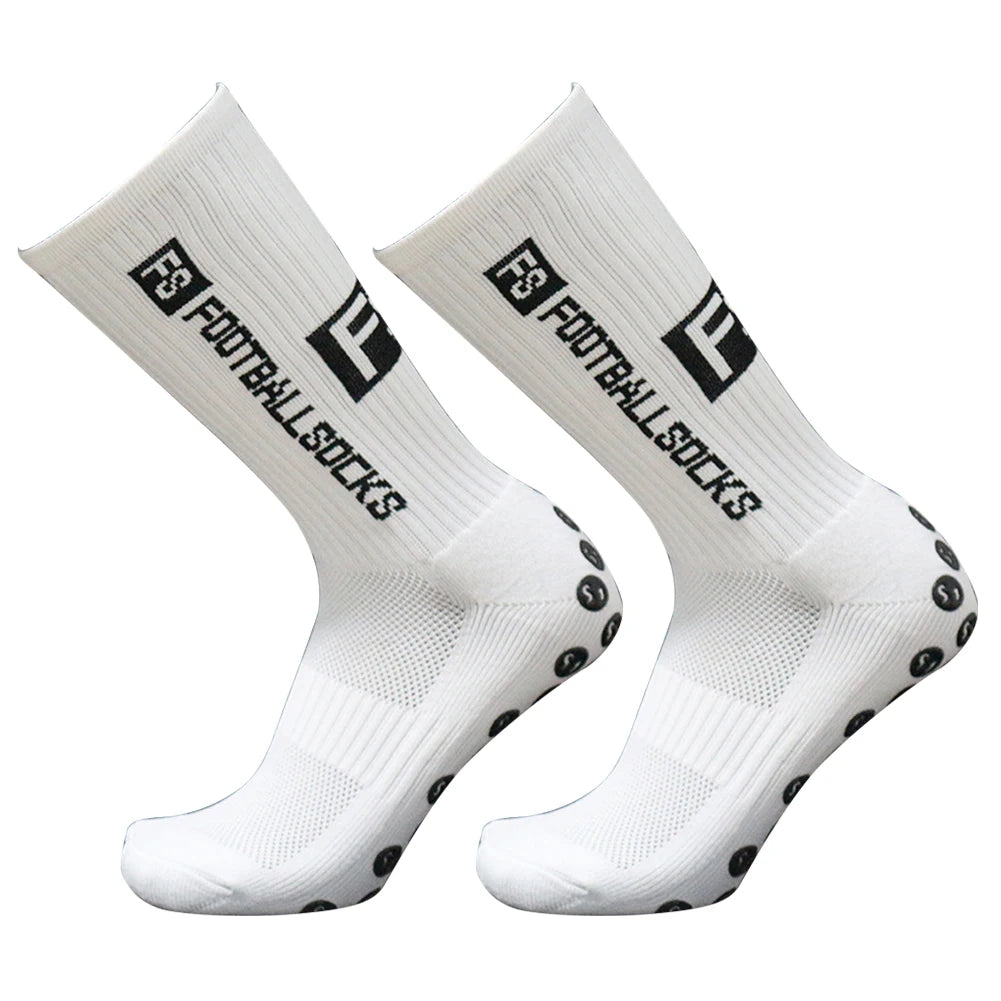 1 Pair Professional Dispensing Soccer Socks Unisex Round Non Slip Sports Suction Gripper Socks Cycling Sportswear
