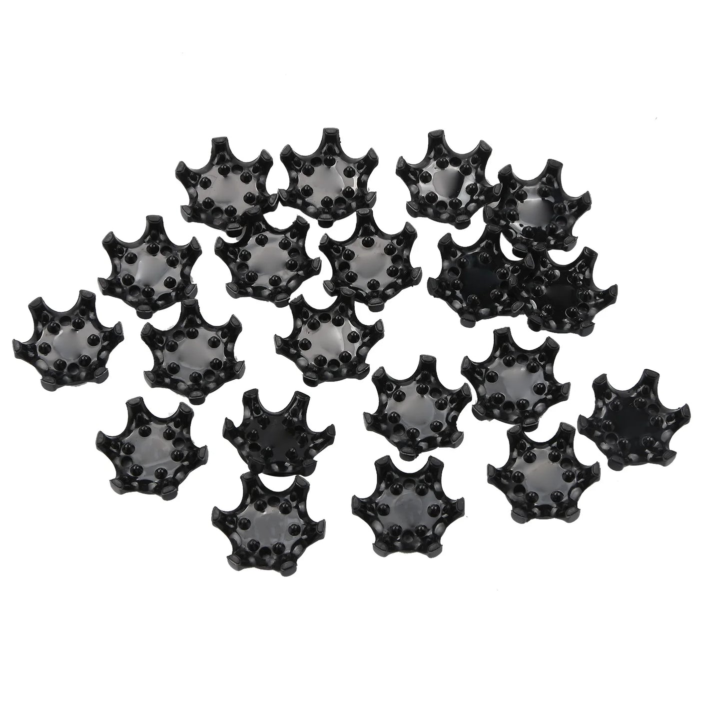 20Pcs Plastic Golf Spikes Pins Cleat Fast Twist For Adida Champ 2.5x1.2cm Golf Shoe Spikes Ultra Thin Durable Replacement Set
