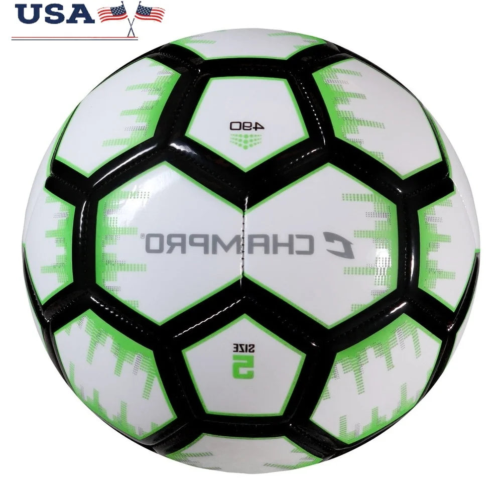 Renegade Size 3 Soccer Ball Durable PVC Synthetic Leather Air-Lock Bladder Youth Practice Recreational Sports Gear Training