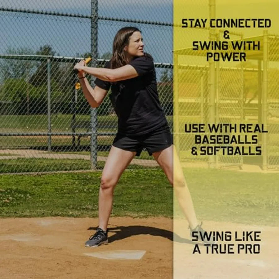 The Whip Bat 2.0 Baseball Softball Hitting Trainer for Swing Correction Using Real Balls Black and Red Fixes Casting Dropped Ha