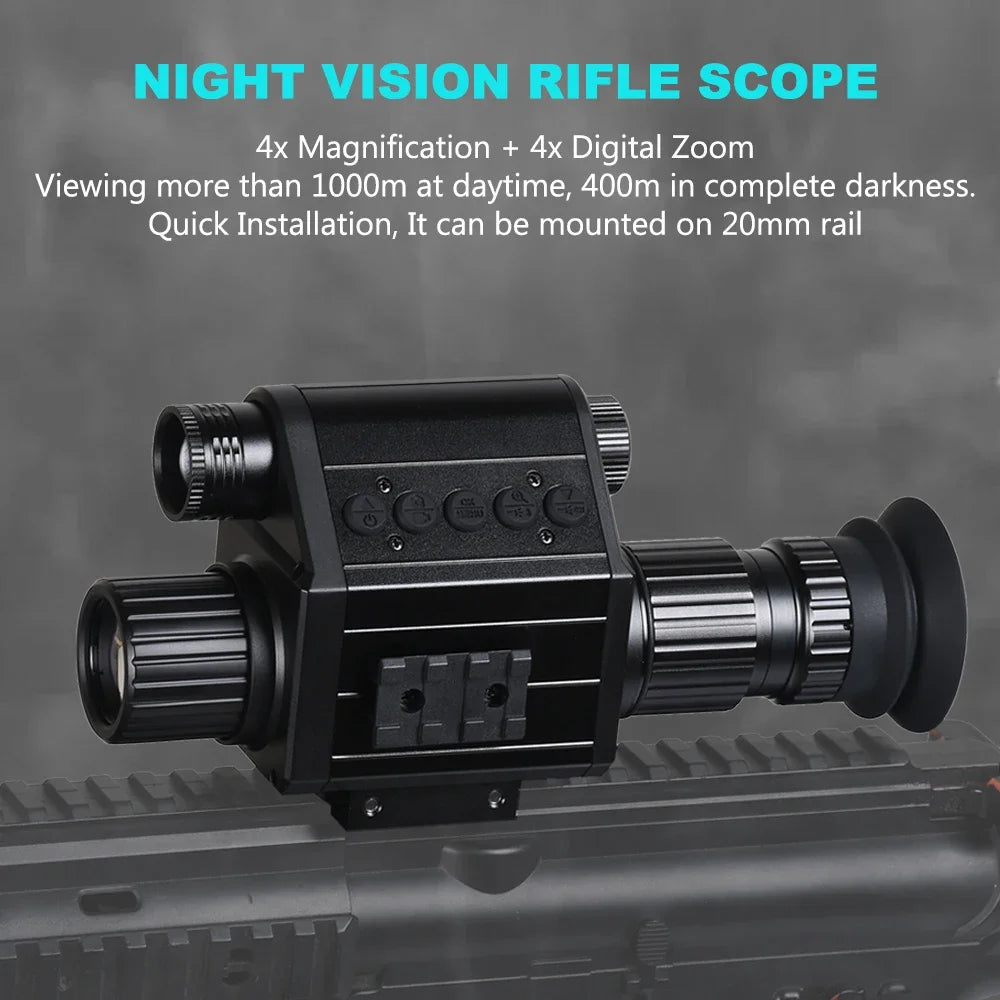 Tensdarcam Megaorei Digital Night Vision Monocular 1080P 940nm IR Scope