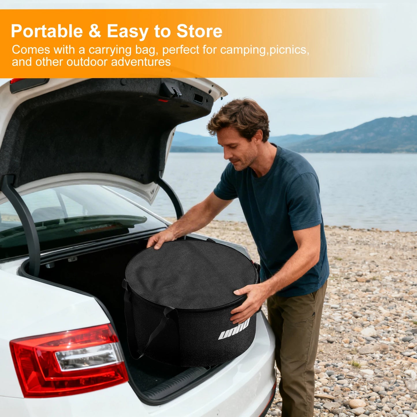 Stainless Steel Smokeless Wood Burning Fire Pit Carry Bag