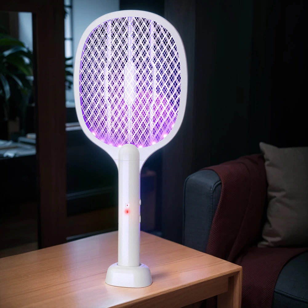 MOJOYCE 2 In 1 Electric Fly Swatter And Mosquito Trap