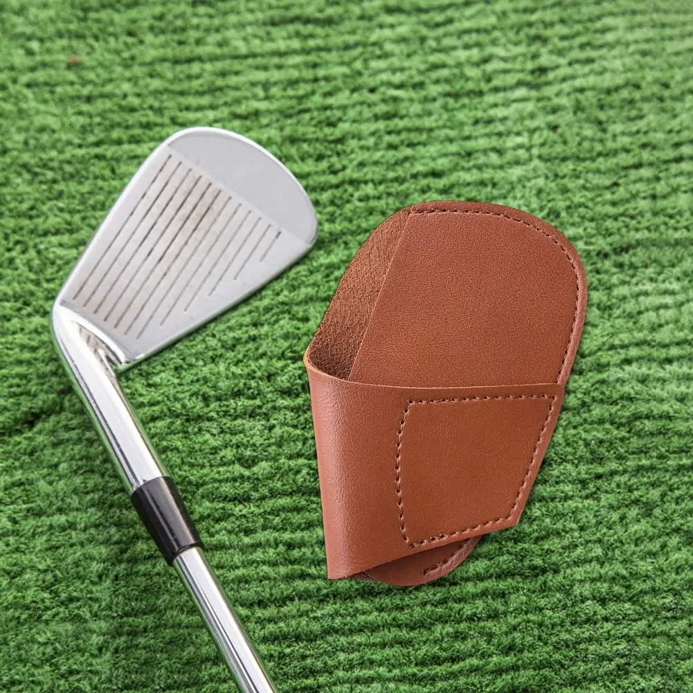 Lightweight Golf Head Protector PU Golf Head Leather Cover Golf Accessoires for Golfers