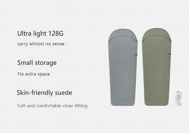 Ultralight Sleeping Bag Liner Soft Stretch Envelope For Camping Travel