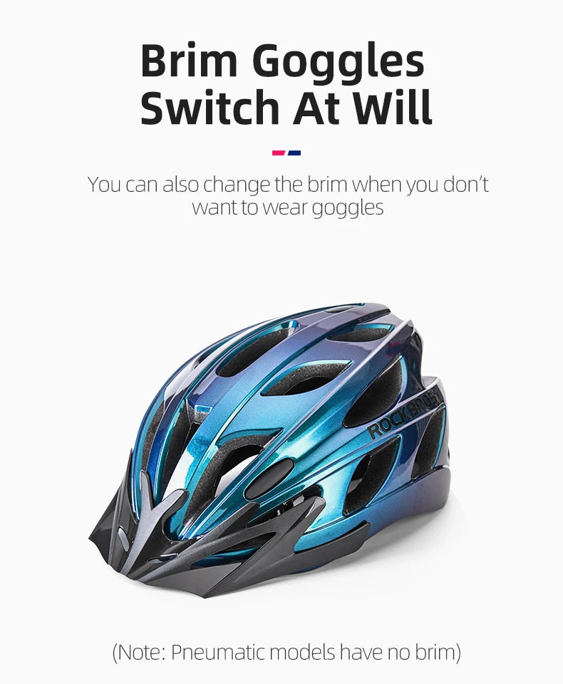 ROCKBROS Bike Helmet EPS Integrally Molded Breathable Lightweight Safety