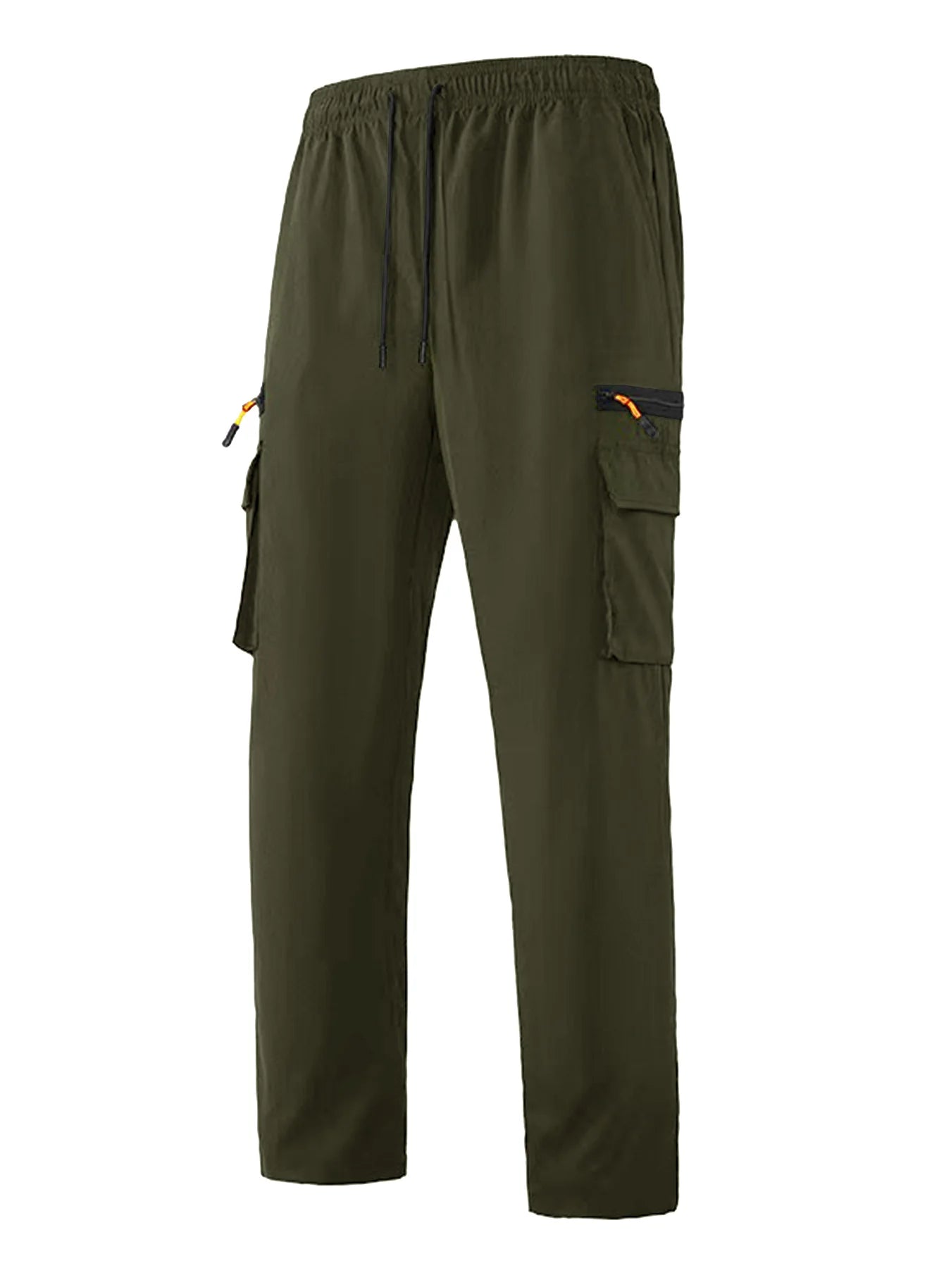 3-piece men's multi pocket work pants, spring and autumn casual sports pants, suitable for mountaineering, outdoor hiking, and travel
