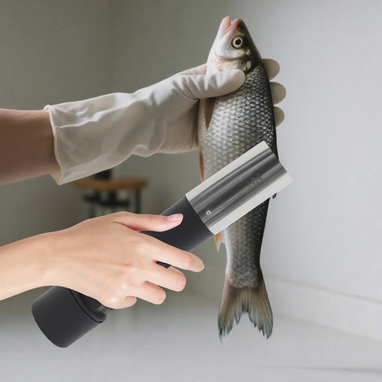 125w 8000mah Electric Fish Scaler Fish Scale Remover With Rechargeable Battery  For Fat Snakehead, Head Fish, Grass Carp