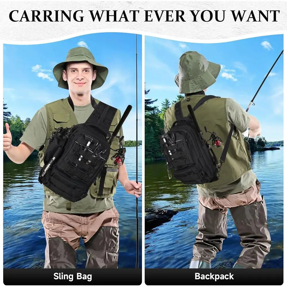 117-Piece Waterproof Fishing Backpack Set with Tackle Box, Tools, Pliers, Hook Remover, and Lip Gripper - Perfect Gift for Fishe