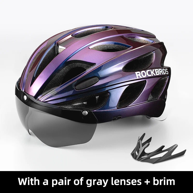 ROCKBROS Bike Helmet EPS Integrally Molded Breathable Lightweight Safety