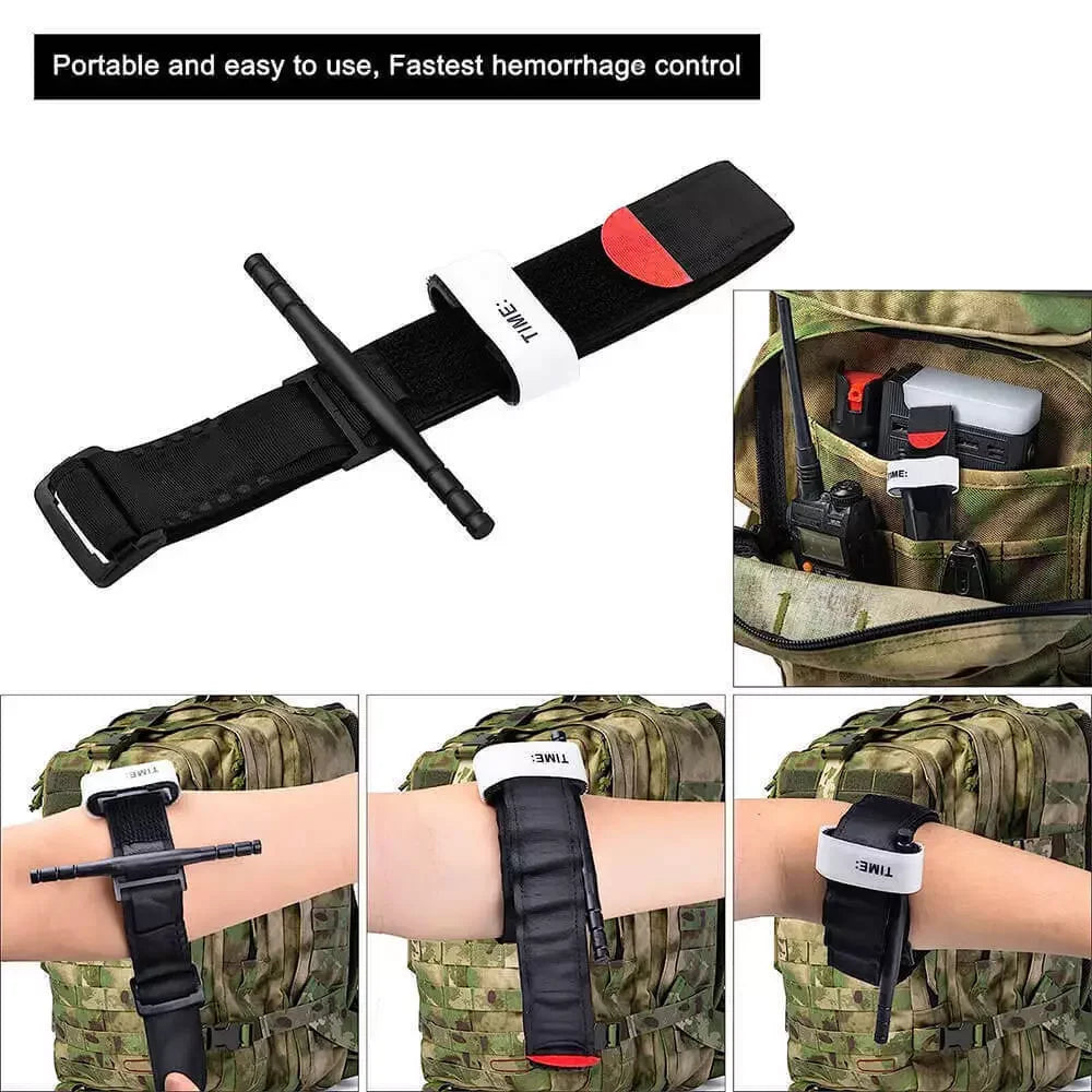 Tourniquet Medical Emergency One Hand Rapid Combat First Aid Outdoor