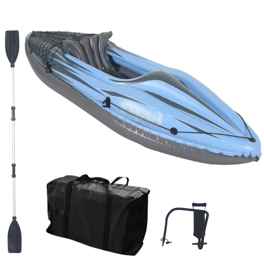 HHSJZWCY Inflatable One Person Kayak With Paddles And Pump