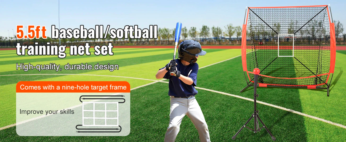 SucceBuy Baseball Softball Practice Net Hitting Batting Catching