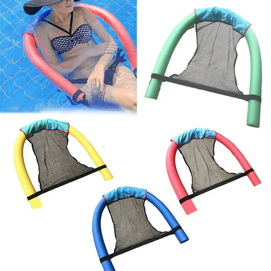 2024 Swimming Pool Mat Inflatable Floating Ring Hammock Water Pool Mattress Float Lounger Toys Swimming Pool Chair Swim Ring Bed