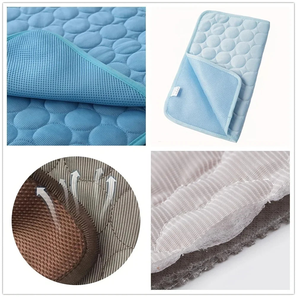Dog Cooling Mat Self Cooling Pad For Pets Bed Cat Ice Pad