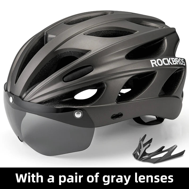 ROCKBROS Bike Helmet EPS Integrally Molded Breathable Lightweight Safety