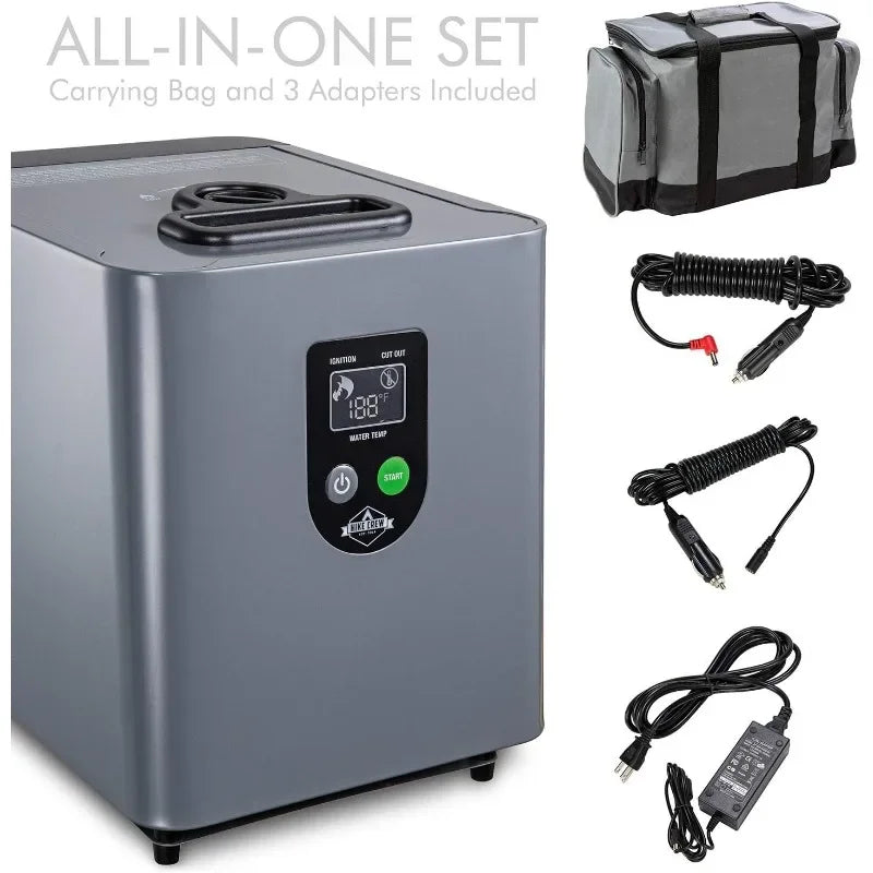 Portable Propane Water Heater And Shower Pump Outdoor Use