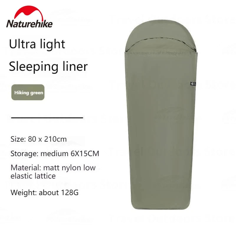 Ultralight Sleeping Bag Liner Soft Stretch Envelope For Camping Travel
