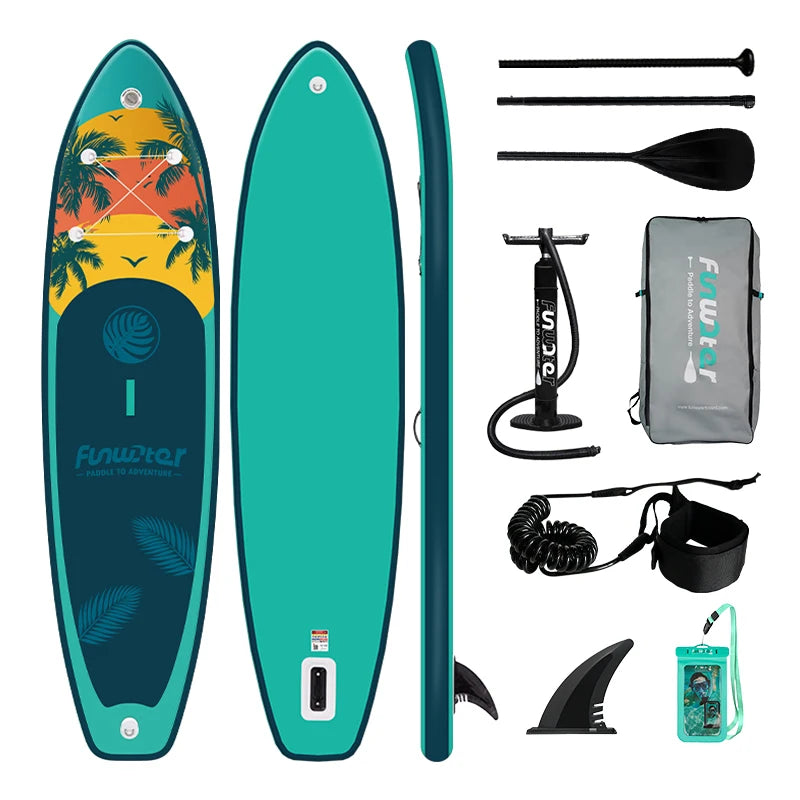 Funwater Inflatable Stand Up Paddle Board With Accessories
