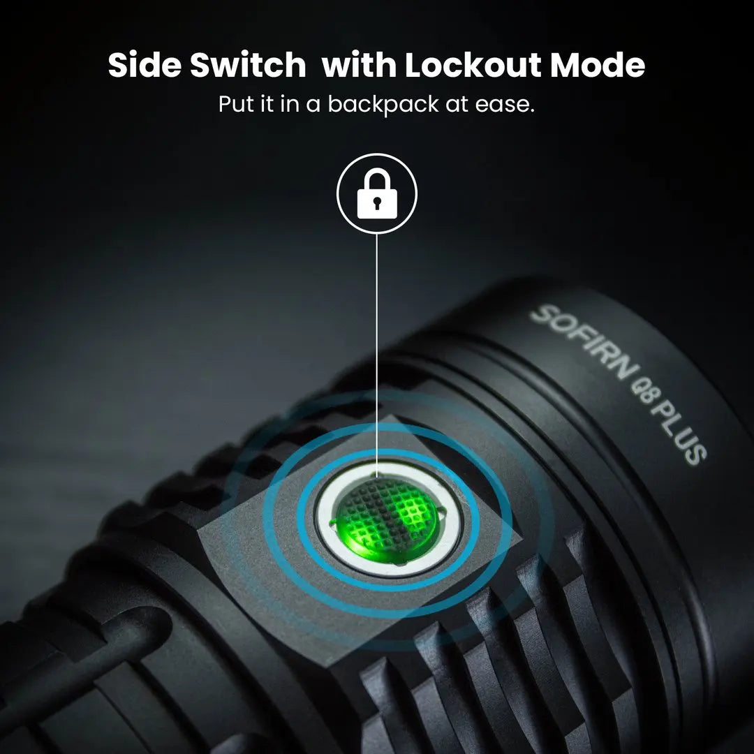 Sofirn Q8 Plus Super LED Flashlight With Type C And USB